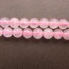 Quartz rose perles rondes de 4 mm
