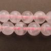 Quartz rose perles rondes de 8 mm