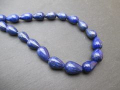 Lapis lazuli goutte 12 mm
