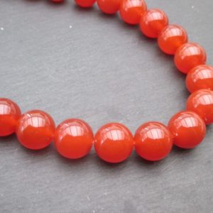 Cornaline perles de 14 mm