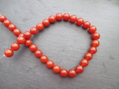 Cornaline perles rondes de 12 mm