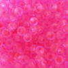 Rocaille rose fluo frosted 2.5 mm