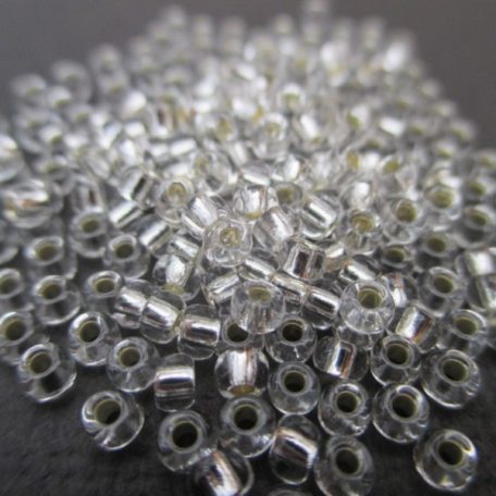 Rocaille crystal silver lined 2.5 mm
