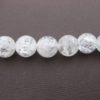 Cristal de roche perles rondes de 10 mm
