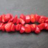 Chips de bamboo de mer teinté rouge
