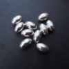 Perles olives de 13 mm * 8 mm en Argent 925