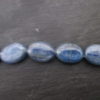 Cyanite perles ovales plates de 14 mm