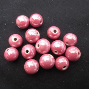 Céramique rose 9 mm