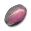 Perle céramique olive Gris fuchsia irisé 18 mm *13 mm