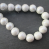 perles céramiques grise de 15 mm